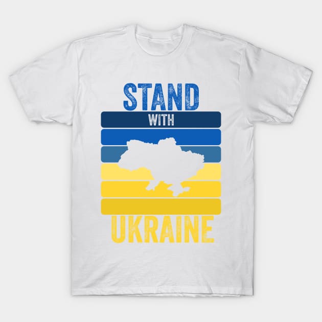 Stand with Ukraine T-Shirt by ComPix